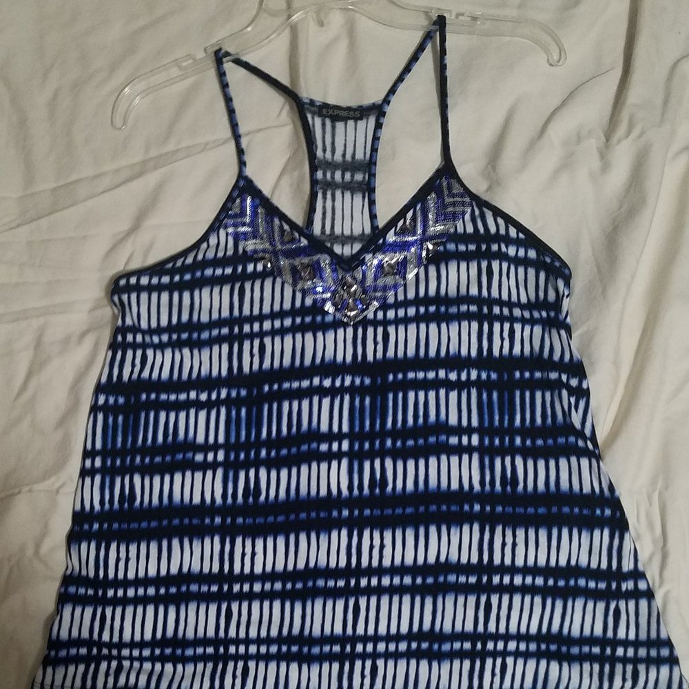Express embellished tank